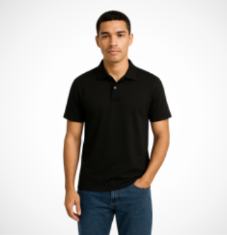 Classic Cotton Polo Shirt – Soft Pique Fabric, Durable Stitching, Button Placket, Ribbed Collar, Multiple Colors & Sizes, Custom Logo Embroidery, Perfect for Casual & Corporate Wear